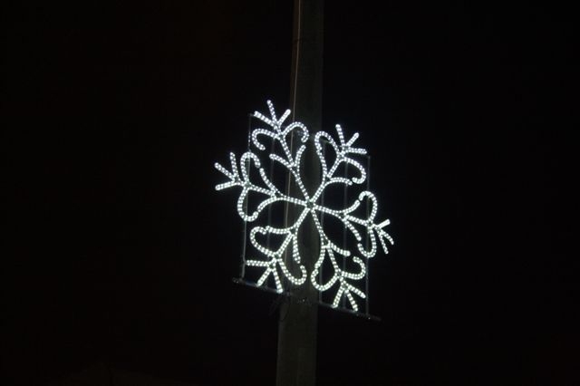 Nowe oświetlenie świąteczne na ulicy Włocławskiej